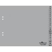 DURABLE DIVIDER DURABLE A5 PP A-Z GREY 6503-10 image