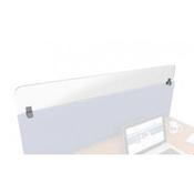 Acrylic Defender Clear Screen Topper W1510mm XH210mm with 2 X B194 Brackets