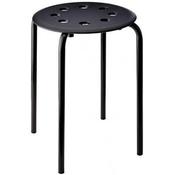 MARIUS 101.356.59 Stacking Stool 45cm Seat Height Steel (Black)