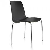 ARI Black Canteen/Bistro Stacking Chair