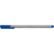 Staedtler Triplus Fineliner Pen Ergonomic Barrel 0.8mm Tip 0.3mm Line Blue Ref 334-3 [Pack 10]