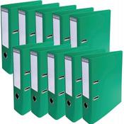 Exacompta - Ref 53743E - Prem'Touch PVC A4 Lever Arch File 70mm Spine, 75mm  FSC-Certified - Green Cover - Pack of 10 image