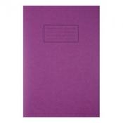 Lismore A4 Exercise Book 80 Page Feint &amp; Margin Purple