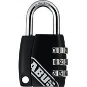 Abus Black Padlock Combination individually Resettable 3-digit code