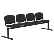 OI Series 4 Seater Bench With Vinyl Upholstered Seat Choice of Colour
