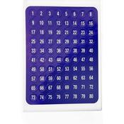 Blick Self Adhesive Coloured Numbered Labels 1-160 Blue [Pack of 480 8mm Assorted Self Adhesive Numbered Labels
