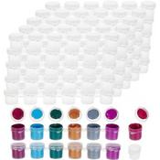 Empty Paint Pots Strips, 120pcs 5ML Paint Cups Arts Crafts
