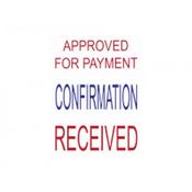 Traxx - Purchasing Stack Stamp Set â€“ Approved for payment, Confirmation, Received