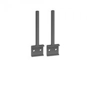 SB4 Desk Mount Bracket for Side Fixing Pair in White image