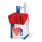 Staedtler 430 Stick Pen Ballpoint Medium Red Box50