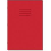Lismore A4 Exercise Book 80 Page Feint &amp; Margin Red