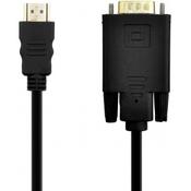 HDMI to VGA Adapter Cable Gold Plated 1080P Active (6 Feet/1.8 Meters)