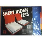 Accodata 5 Part Index Sheets For Burst Sheets 11X15 (280X390) 76061