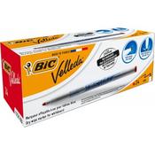 Bic Velleda Marker Whiteboard Dry-wipe 1721 Fine Bullet Tip 1.5mm Line Red Ref 841840 [Pack 24] image