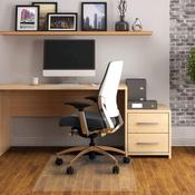 Floortex Advantagemat PVC Rectangular Chair mat for Hard Floor 900 X 1200 mm Clear 