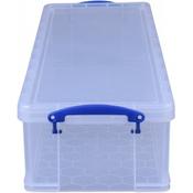 Really Useful Box Storage Box 22 Litre Transparent Plastic 255 x 155 x 800 cm