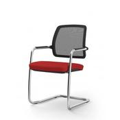 Ramunas Cantilever Visitor Chair Red