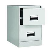 GO 2 drawer Filing Cabinet Grey Foolscap  image