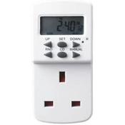 Masterplug TES7 Digital Plug-In &amp; Plug Through Programmable Timer