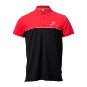 Men’s Two-Tone Red &amp; Black Polo Shirt