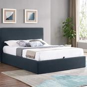 Ezra Ottoman Upholstered Bed Frame Navy image