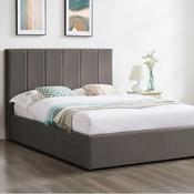 Lisa Upholstered Bed Frame Grey Velvet image
