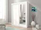 Alaska 1.5m Sliderobe - White