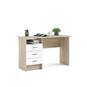 Function Plus Standard Desk - Oak/White image