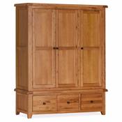 Oscar Triple Wardrobe with Drawers image