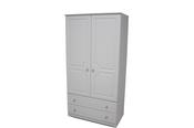 Grey Ash 3ft Two Drawer Robe image