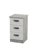Vogue 3 Drawer Locker - Concrete | Light Grey image