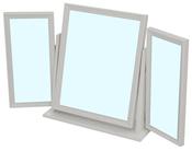 Heritage Grey Fly Mirror image
