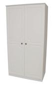 Snowdon White 3ft Plain Robe image