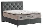 Active Ottoman by Homelee - Plush Velvet Grey image