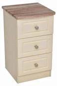 Milano Oak and Cream 3 Drawer Locker