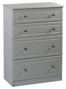 Grey Ash 4 Drawer Deep Chest image