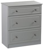 Grey Ash 3 Drawer Deep Chest image