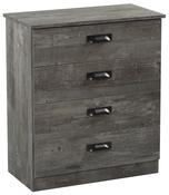 Vogue 4 Drawer Chest - Concrete | Light Grey image