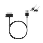 Samsung 30 Pin USB Charge Data Cable Black image