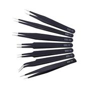 Anti Static Curved Tweezer Set
