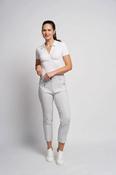 PINNS Bengaline Ankle Grazer trouser  | 378CT | Silver image