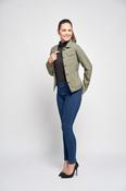 PINNS Button down Bengaline jacket  | 565Jk | Khaki image