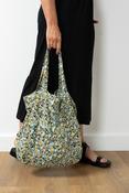 Linen Bag Delilah Print | Sea Green | image