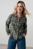 Patsy Cotton Pincord Blouse | Lily &amp; Me | Moss image