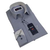 Mans Shirt | Fine Bengal Stripe | Royal | Zazzi