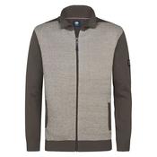Knitted Full Zip Sweater | Mossy Stone |Petrol Industries