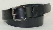 Mans Leather Trouser Belt - Black image