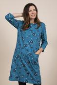 Lily &amp; Me | Maisemore Dress pastel flowers | Dark Teal | image
