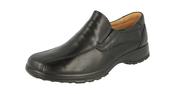 DB Shoes | Extra Wide Extra Deep Fitting shoe | Leather slip on | Black image