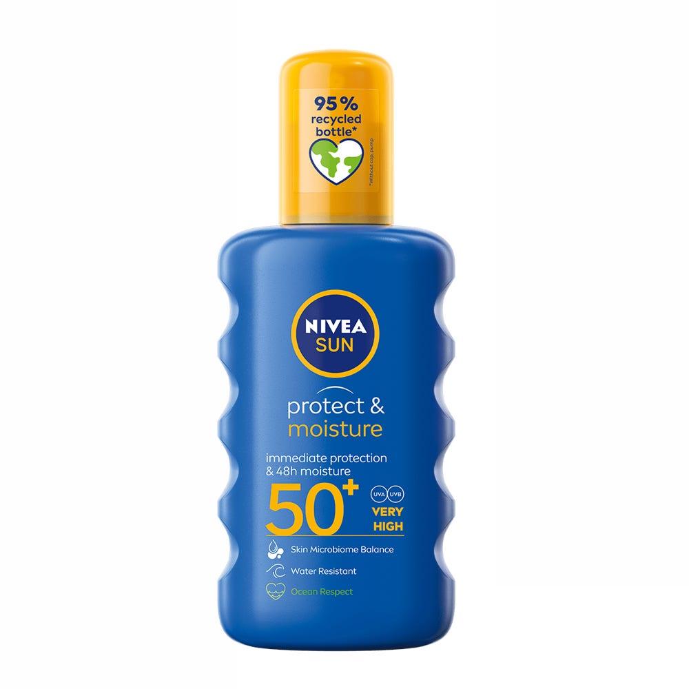 Nivea Sun Protect & Moisture SPF50+ Spray 200ml Water Resistant